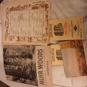 1954 TICKETS,BROCHURE,TIMETABLES